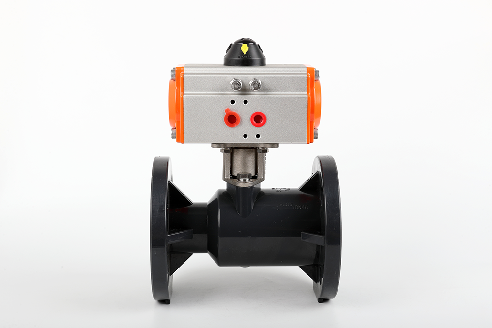 宽甸气动法兰一体球阀